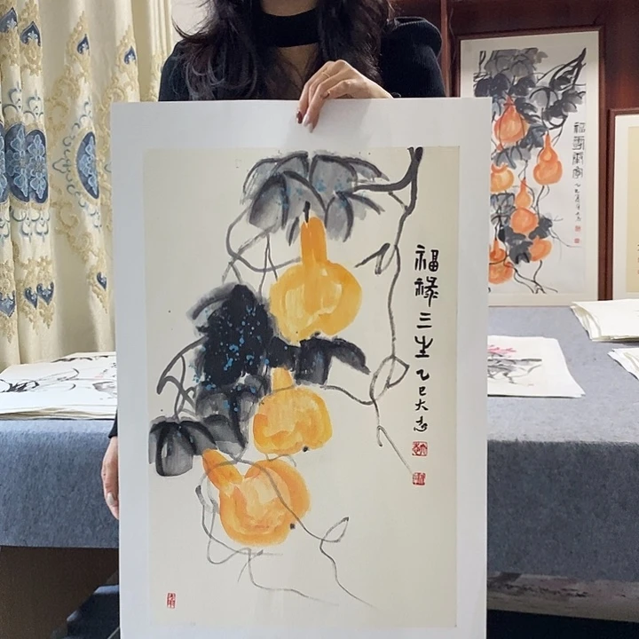 国画纯手绘国画写意作品