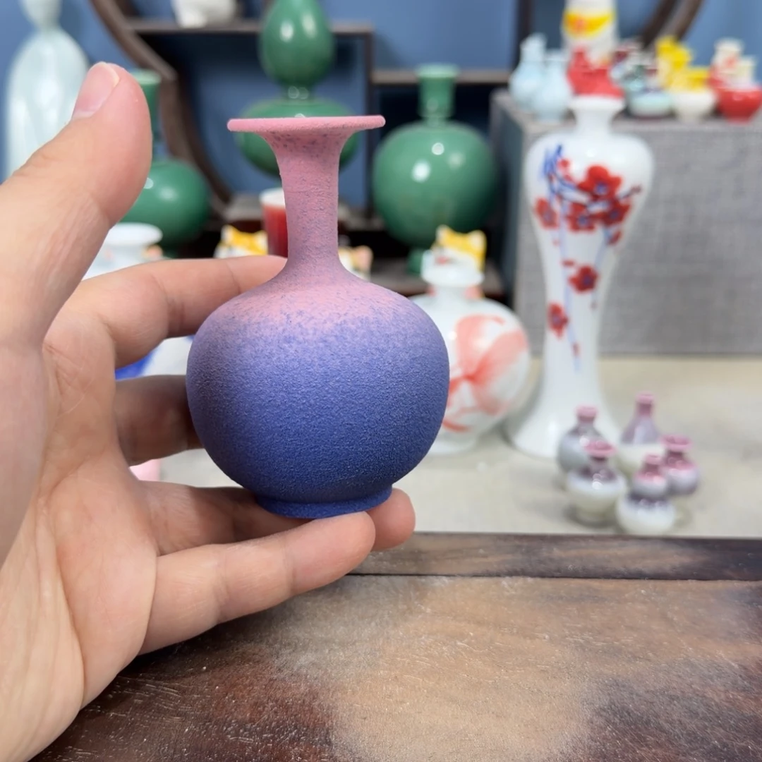 陶瓷手工小花器摆件