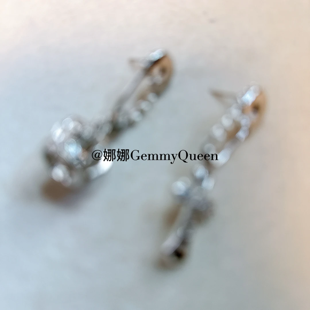 铜合金合成锆石耳饰 娜娜GemmyQueen耳环GQ08471