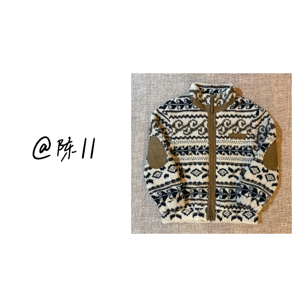 费尔岛提花立领毛绒立领保暖冬季男女秋冬新品外套CZ-574SS