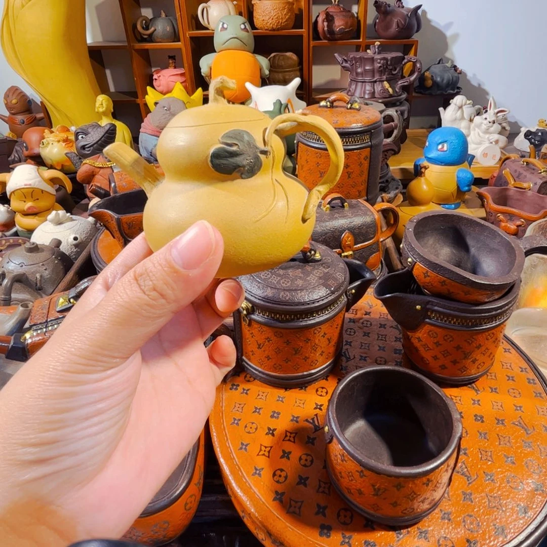一***_茶壶紫砂纯手工制作过程就是