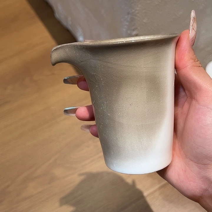 柴烧裸烧公道杯杯