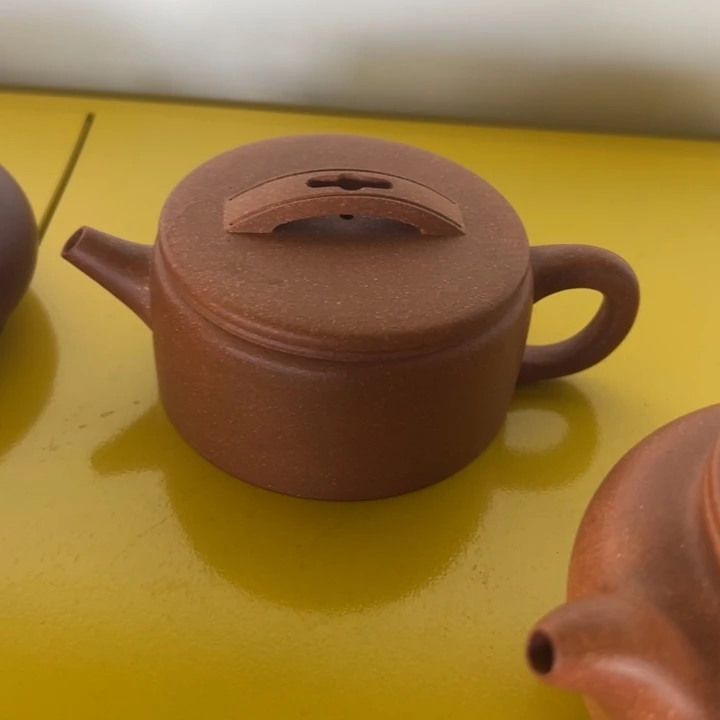 茶壶紫砂汉瓦200cc一片瓦