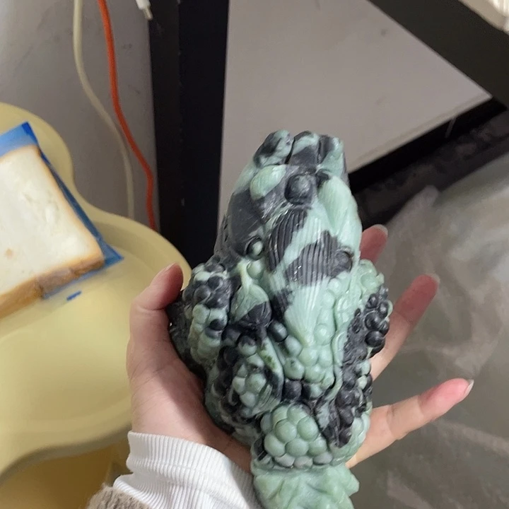定制翡翠未镶嵌火**廖摆件