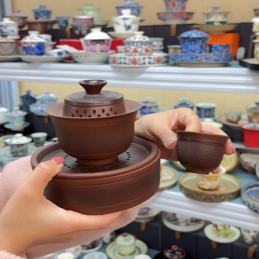 盖碗的时候就可以把自己