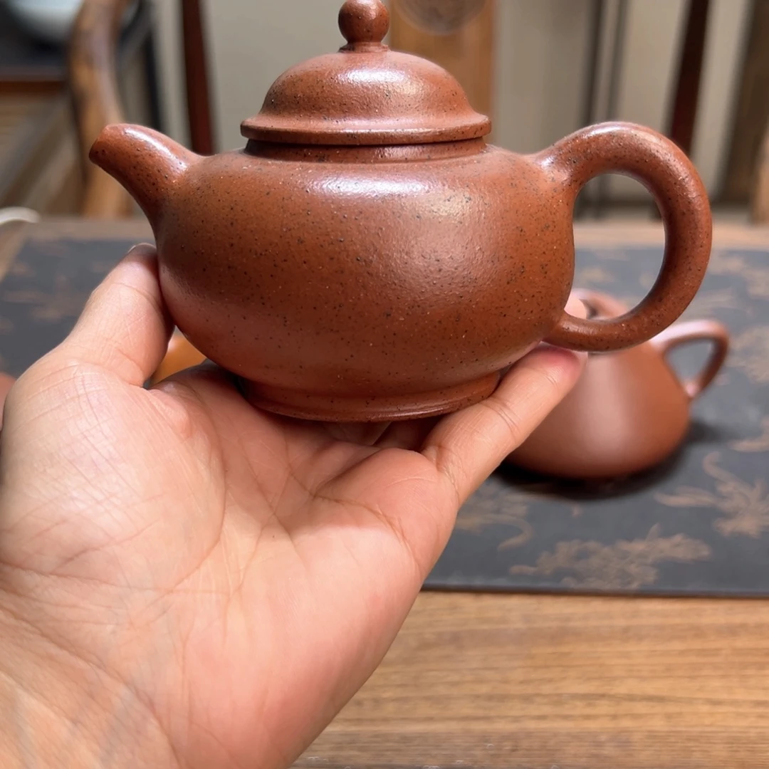 孙***哥茶壶紫砂原矿泥料朱泥