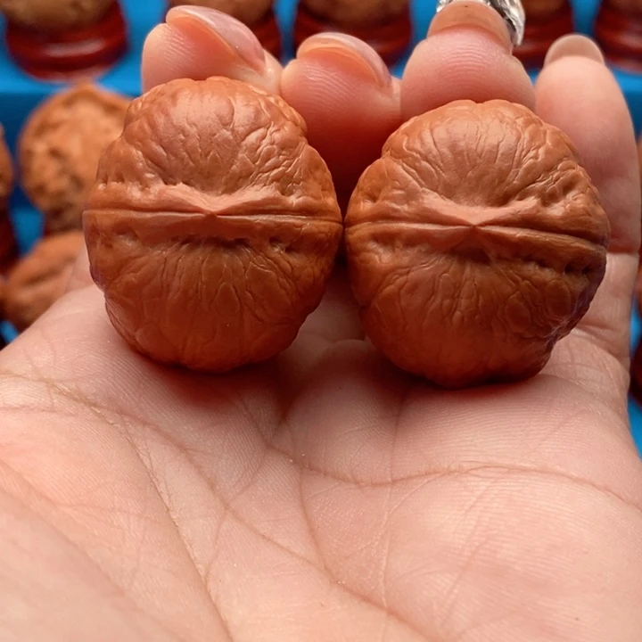 文玩核桃把件水晶青蛙