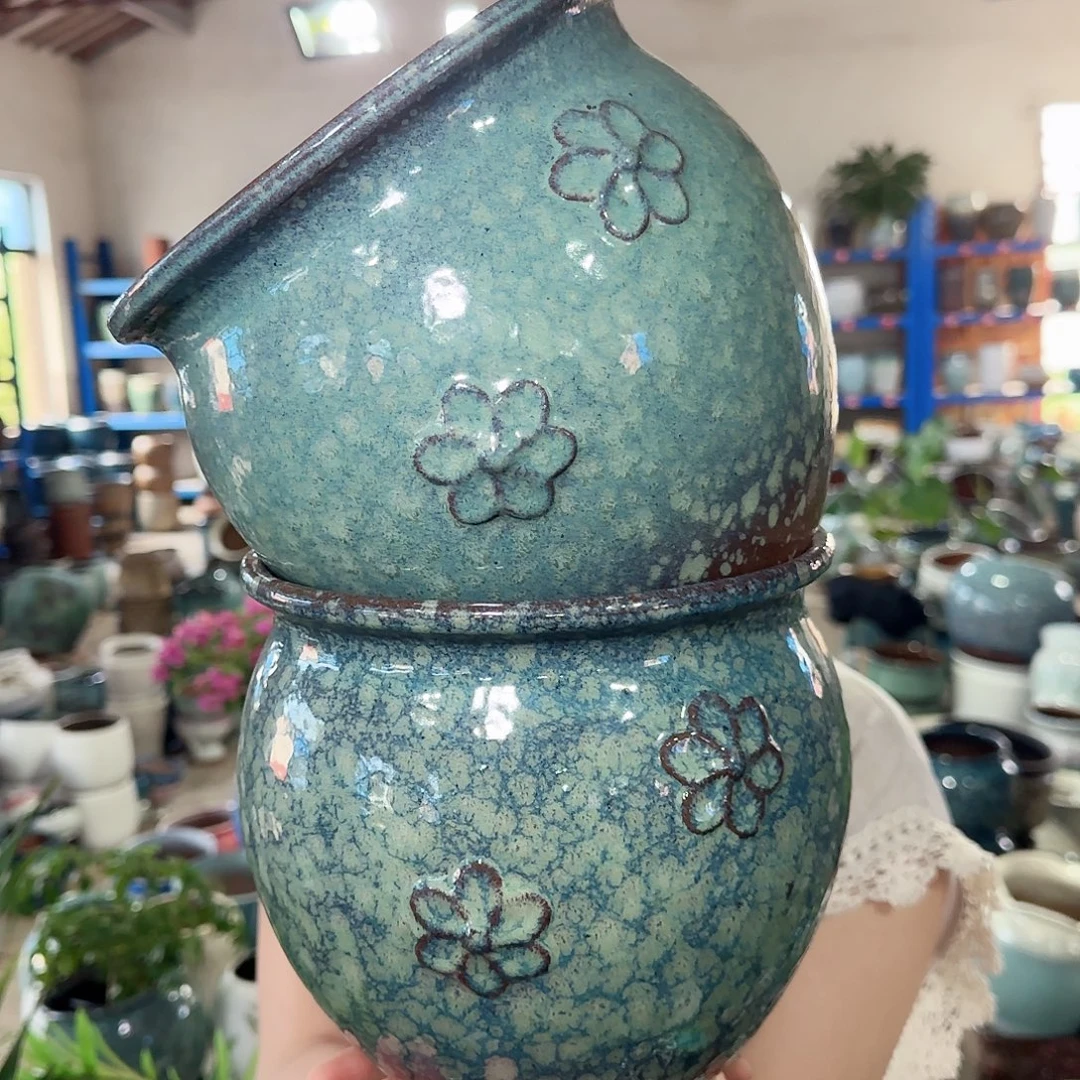 花盆紫砂高19口20