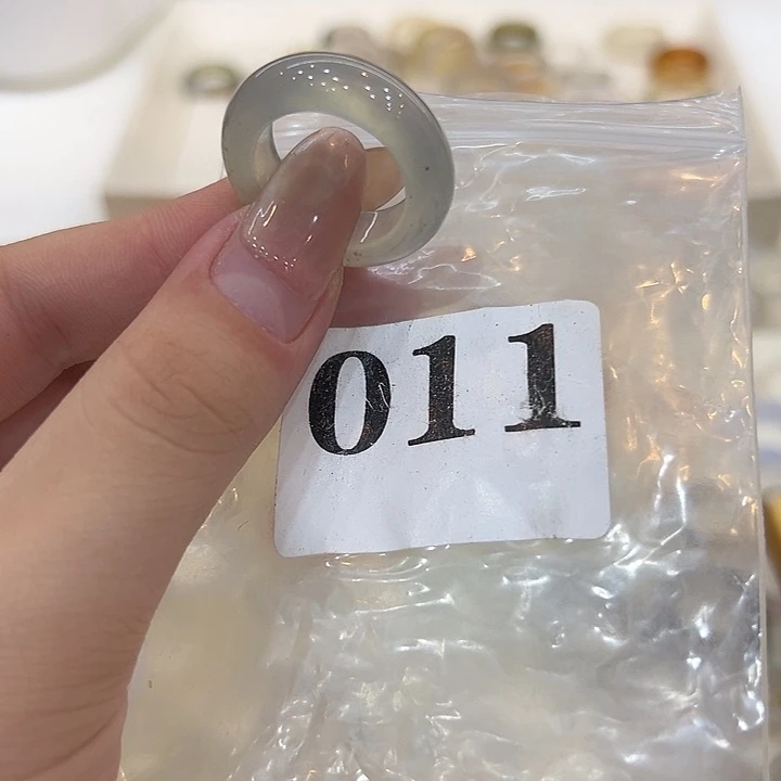 合金戒指玛瑙/玉髓11港17