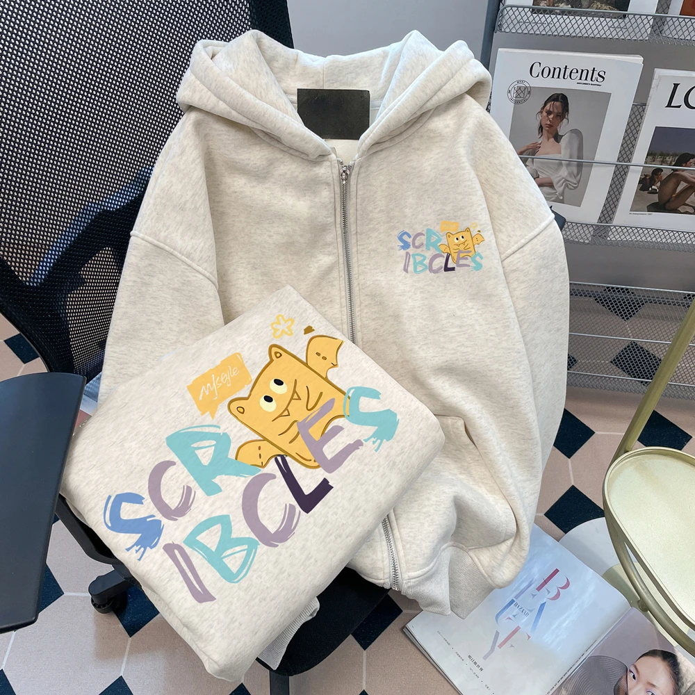 儿童秋款拉链衫外套2025新款女童秋季连帽卫衣女孩休闲时髦长袖潮