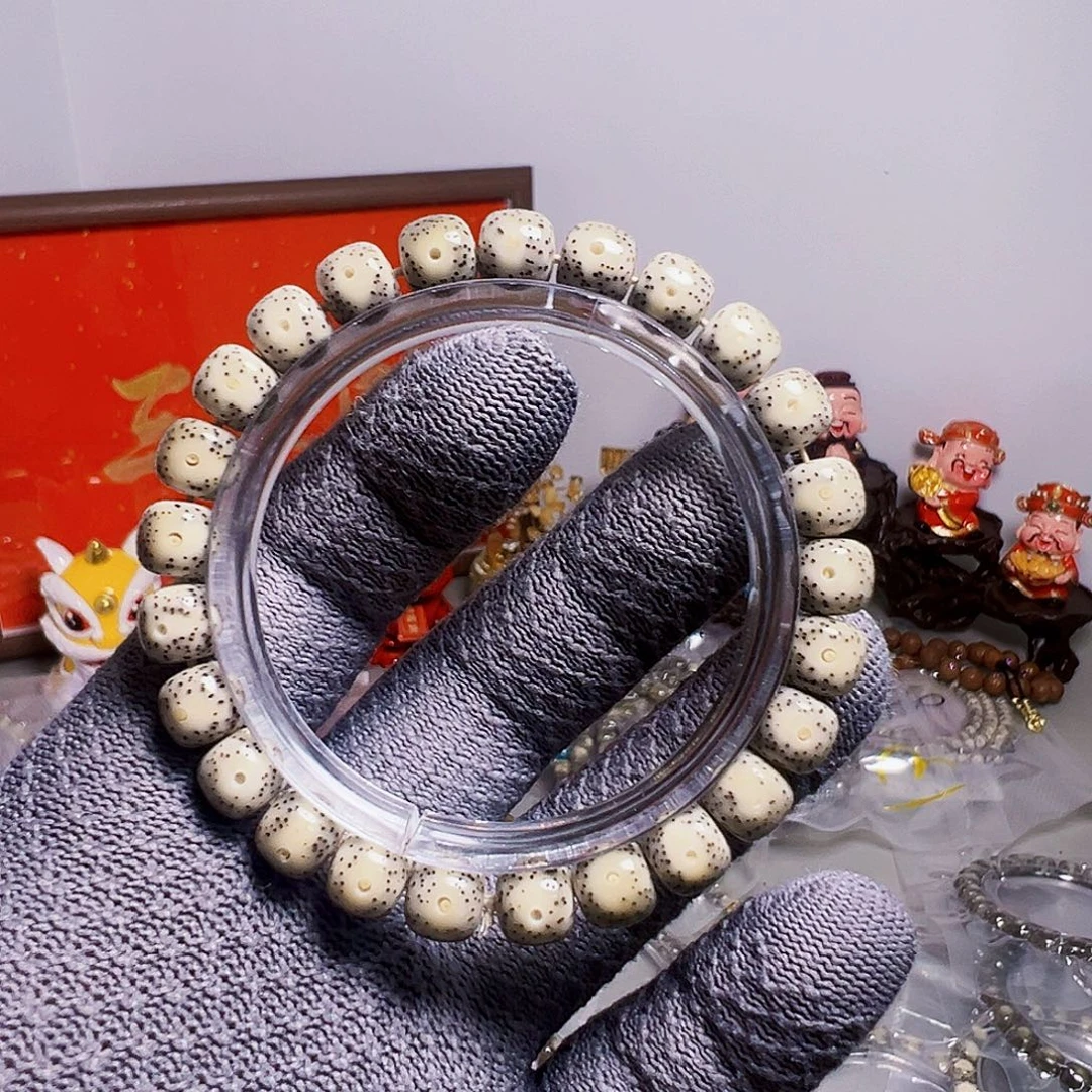 星月菩提手串卡9 眼睛 细星 黑