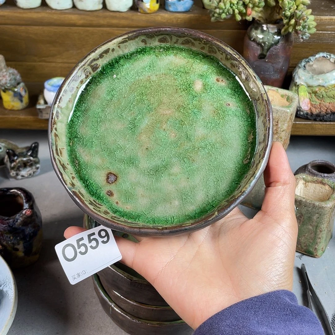 手捏不规则  直径15.5百搭 托盘 壶承小餐盘