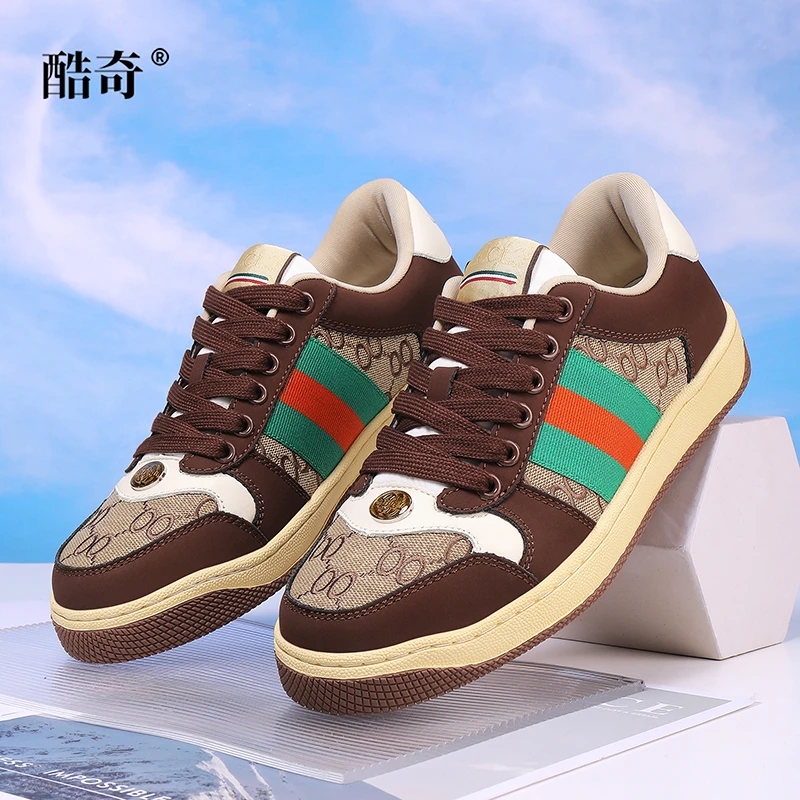 经典小脏鞋男鞋女鞋休闲板鞋潮流复古轻奢情侣厚底鞋拼色低帮精品