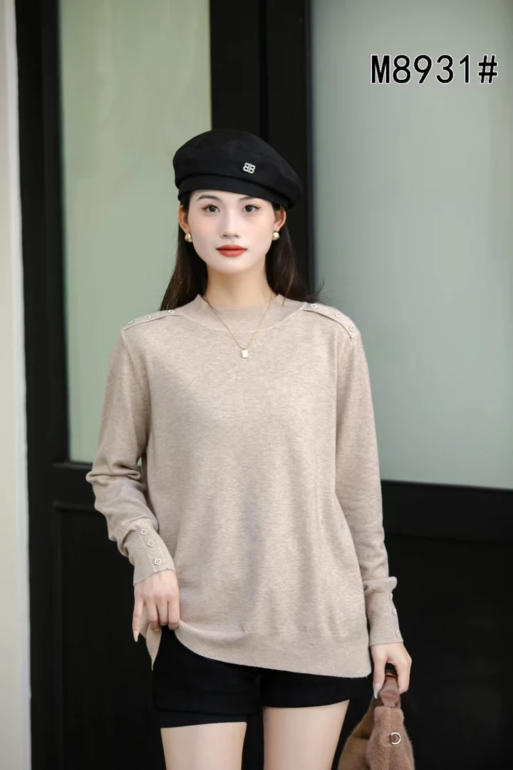 风之信大码半高领毛衣