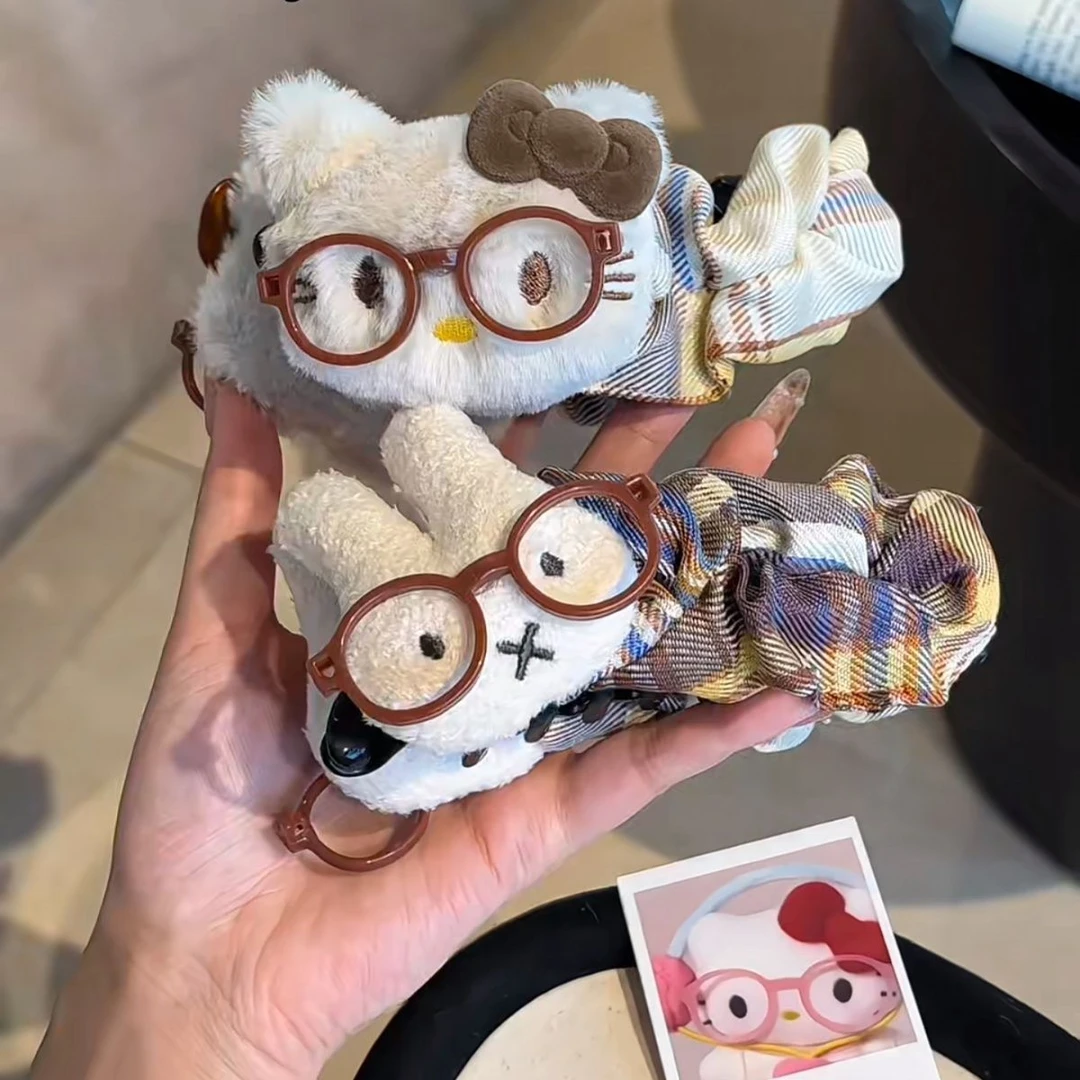 可爱波点大号猫咪巨显发量香蕉夹后脑勺盘发百搭少女发饰森系蓬松