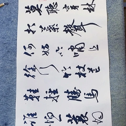 苏轼定风波行书作品