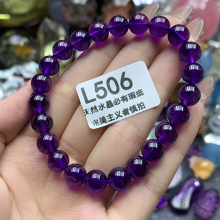 珠宝半成品水晶未镶嵌8+手串