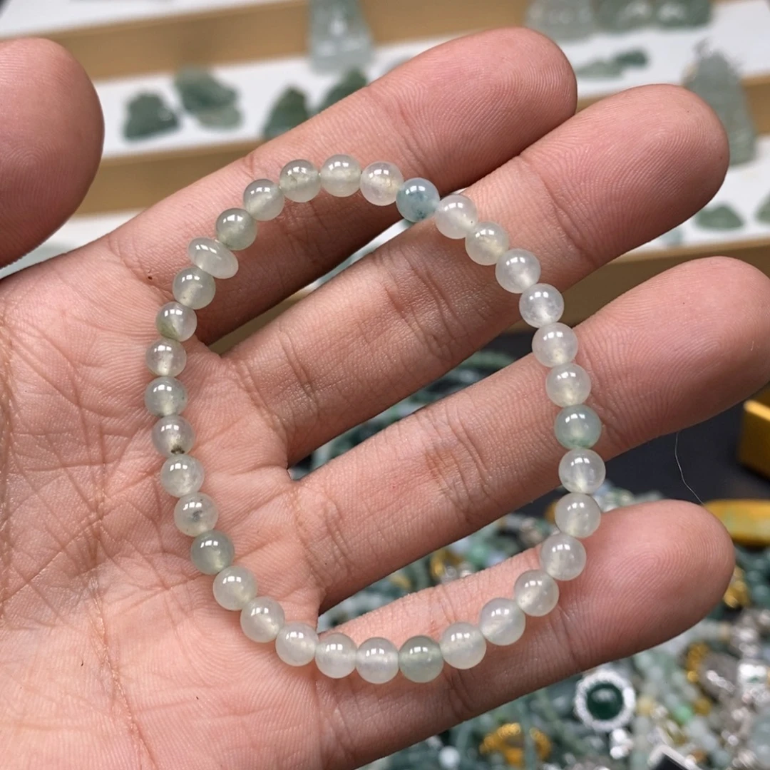 翡翠未镶嵌手链天然a货翡翠62