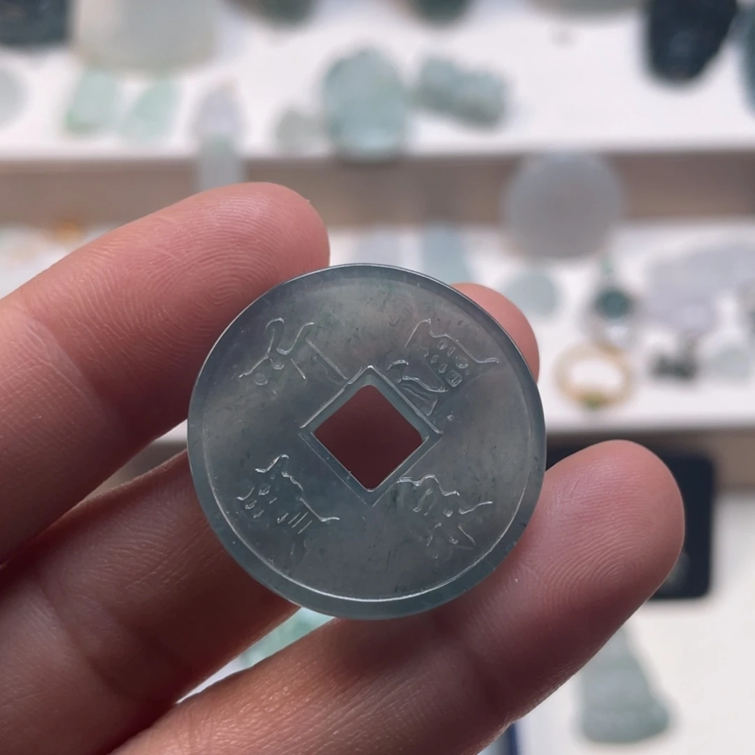 翡翠银S925镶嵌颈饰11