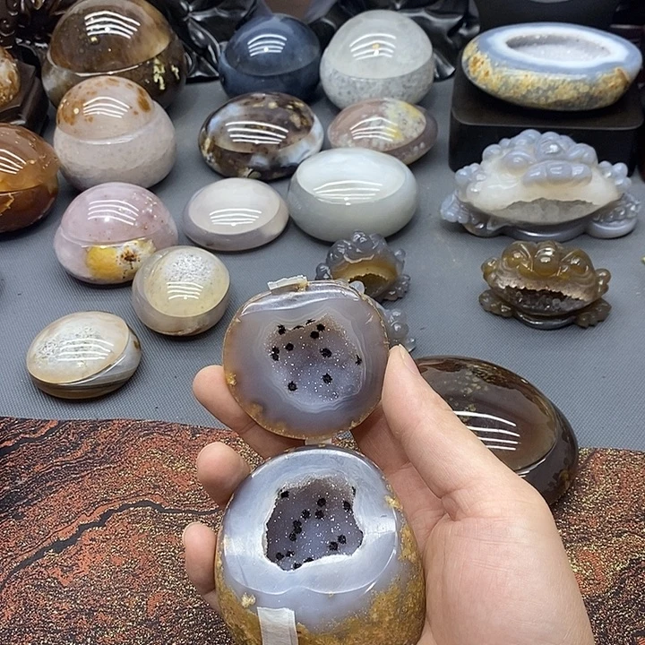 水晶摆件未镶嵌聚宝盆