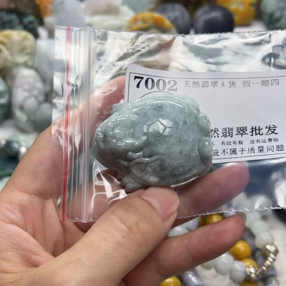 翡翠未镶嵌颈饰7002