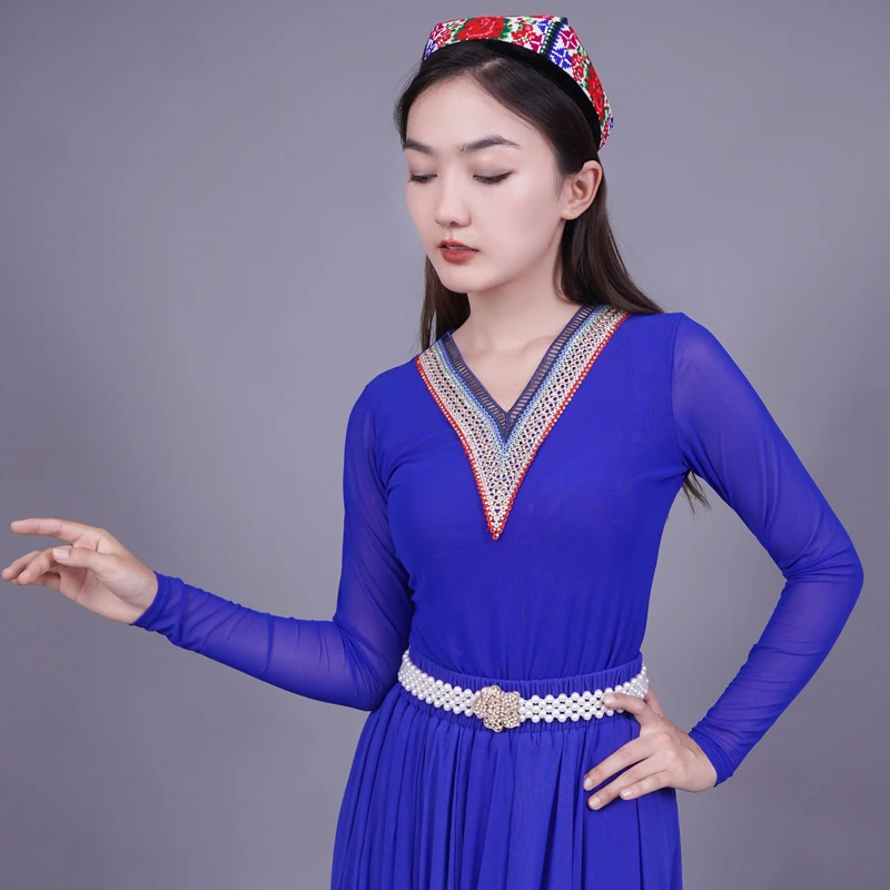 贴花网纱上衣B-C