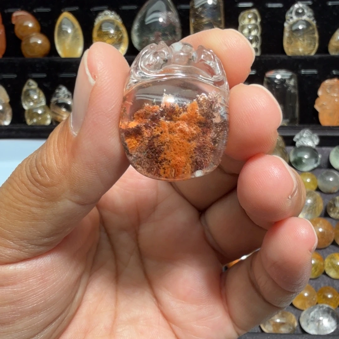 卡***粒水晶颈饰未镶嵌水晶