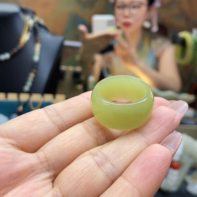 【闪购商品】和田玉（糖玉）戒指未镶嵌距*