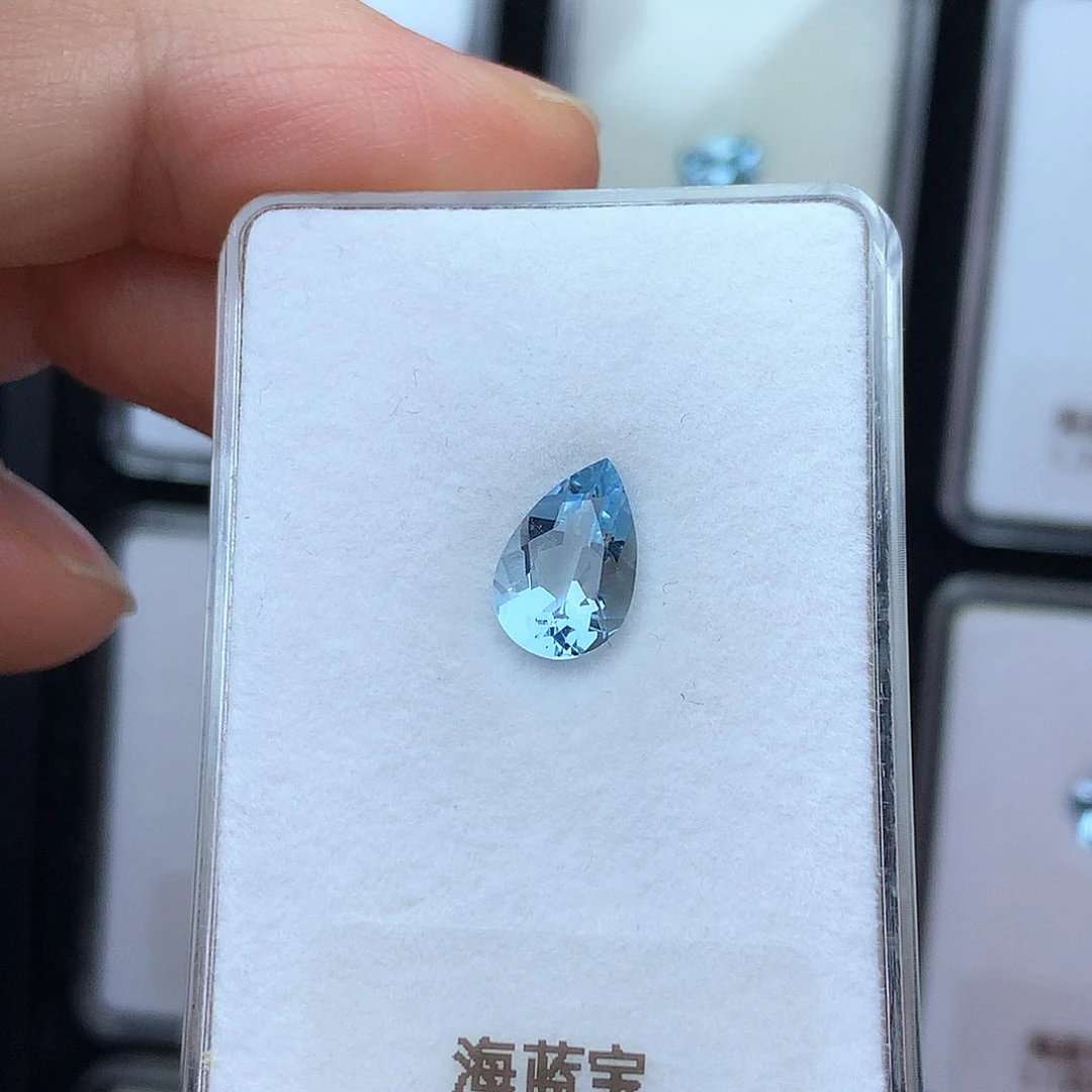 海蓝宝石裸石未镶嵌1.83克拉