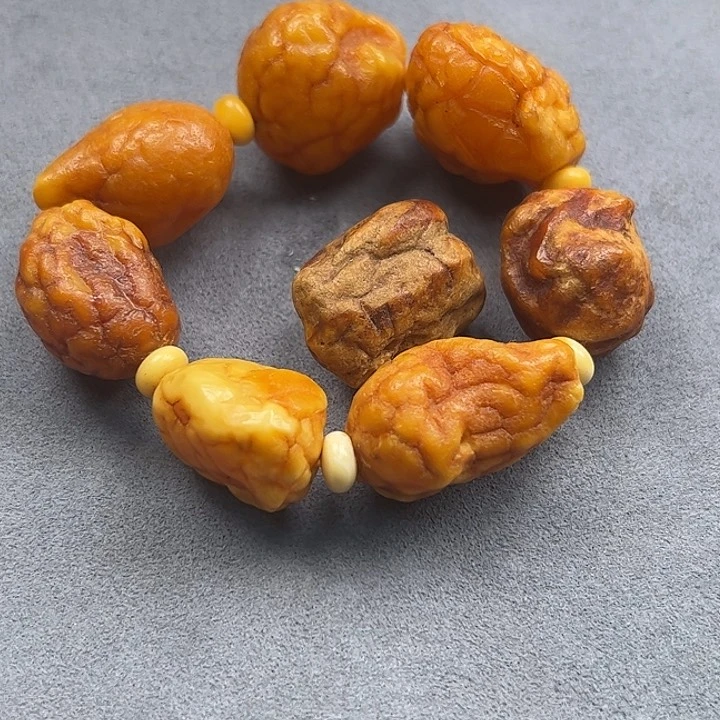 定制蜜蜡烟**痕琥珀蜜蜡原石定制