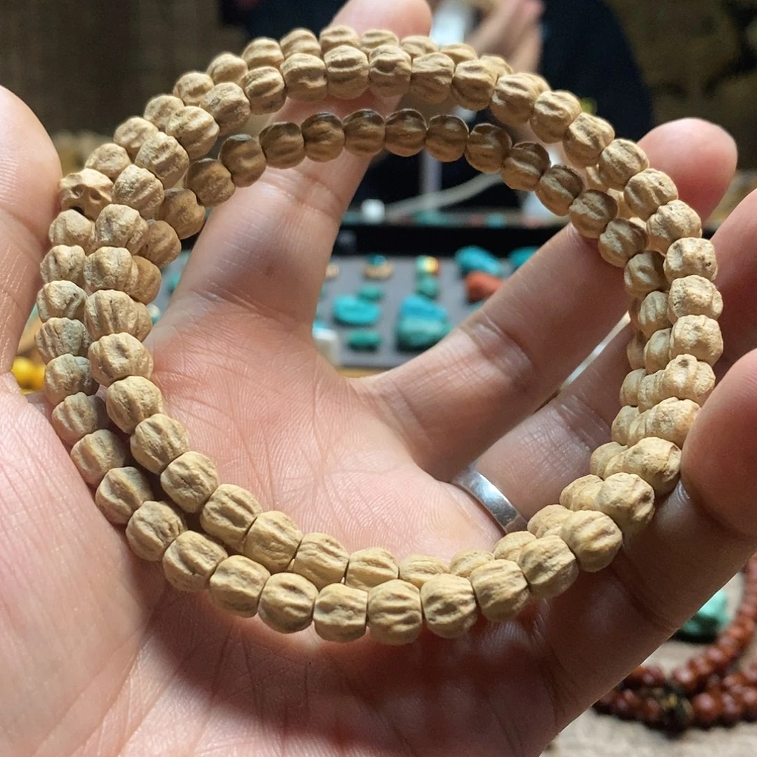 吊坠柏香籽/百香籽热振粉皮莲花龙脊多棱顺