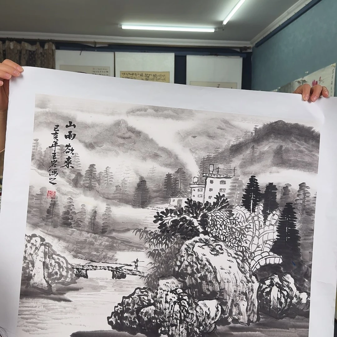 纯手绘国画作品欣赏