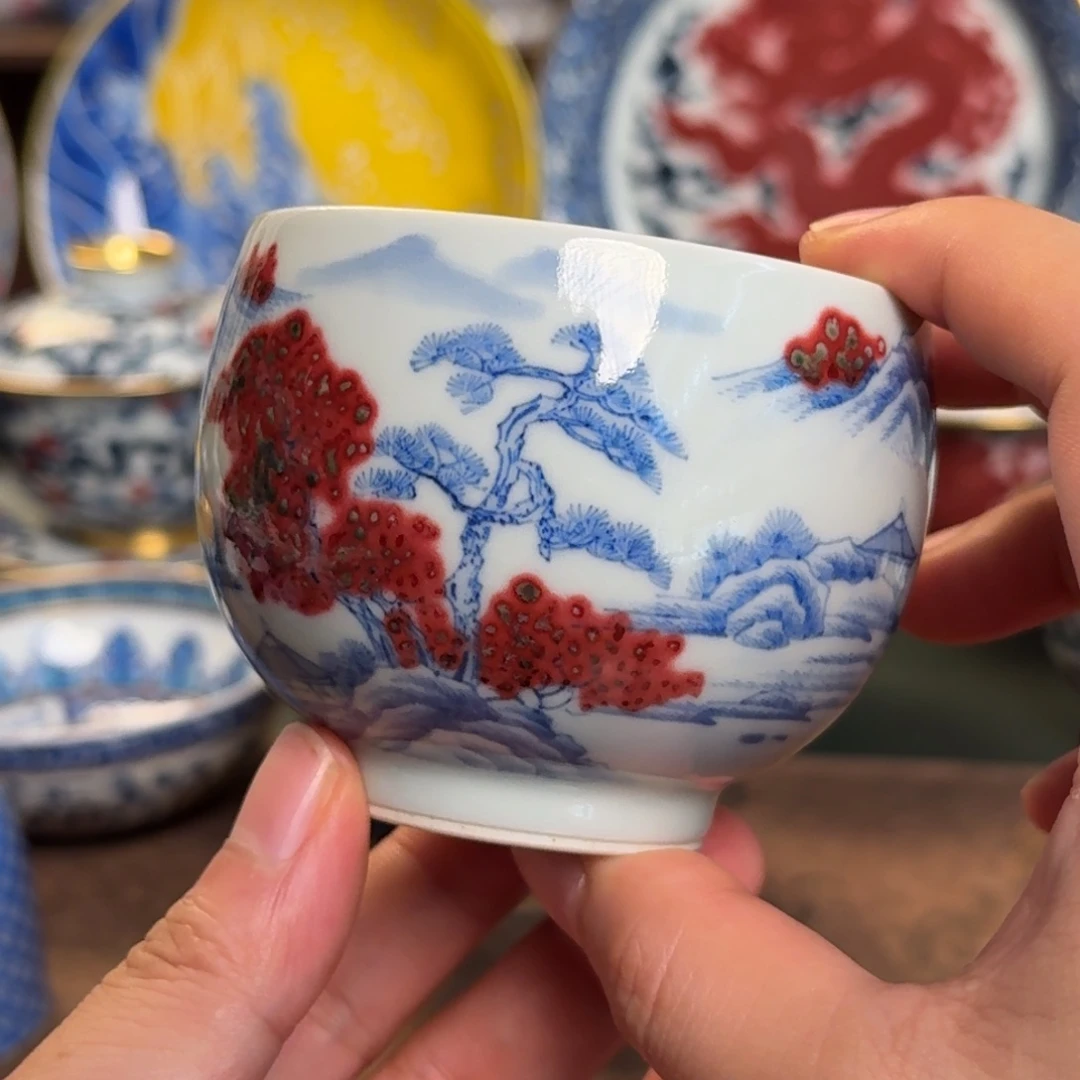 纯手工手绘陶瓷茶具