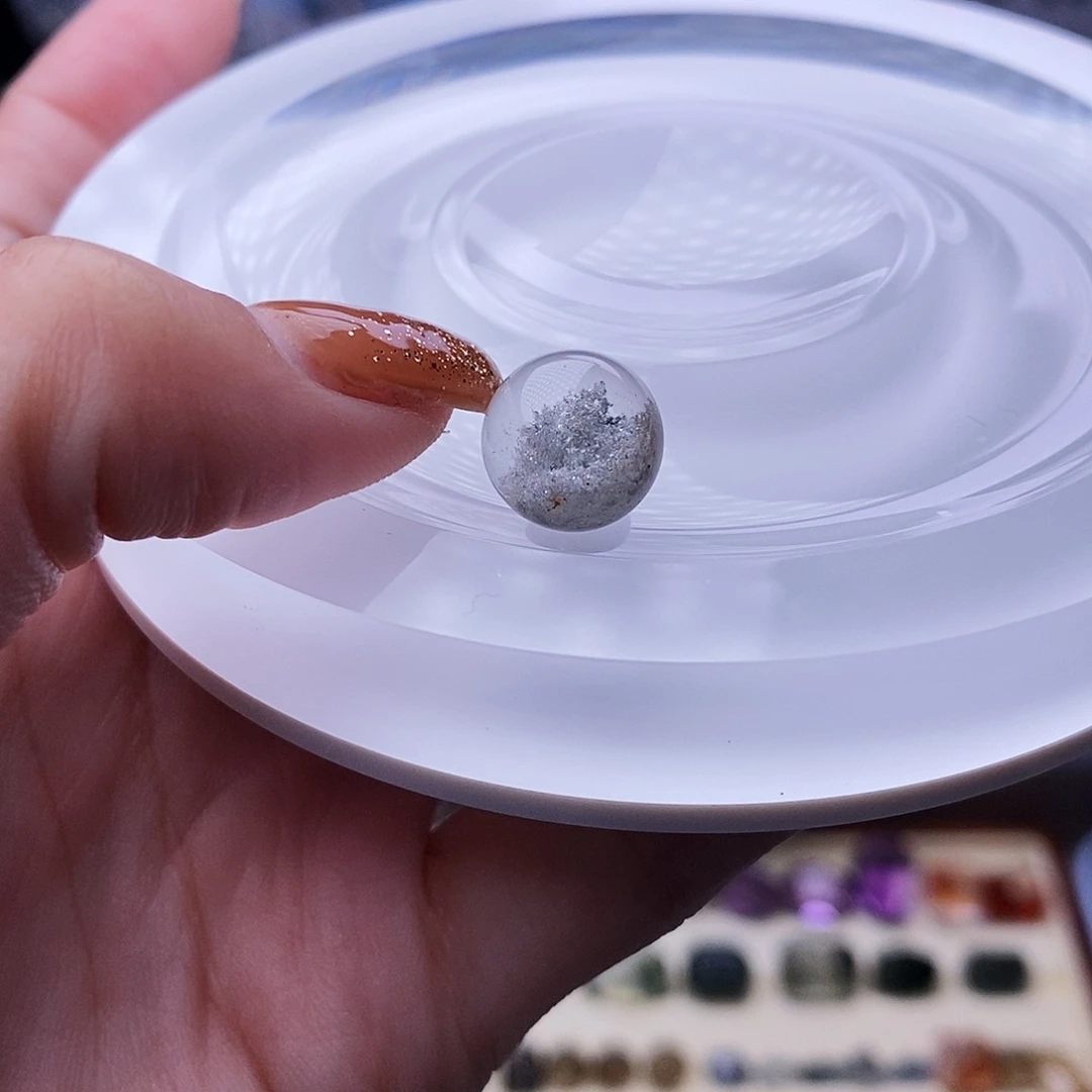 水晶天然水晶定制打孔不退不换未镶嵌