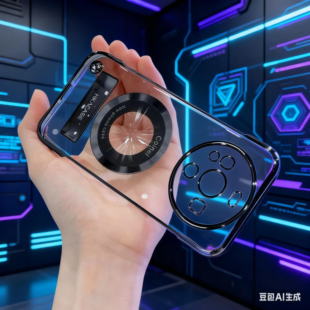 适用于华为mate机壳套高级感超薄无边框磁吸贴电镀支架保护套防摔