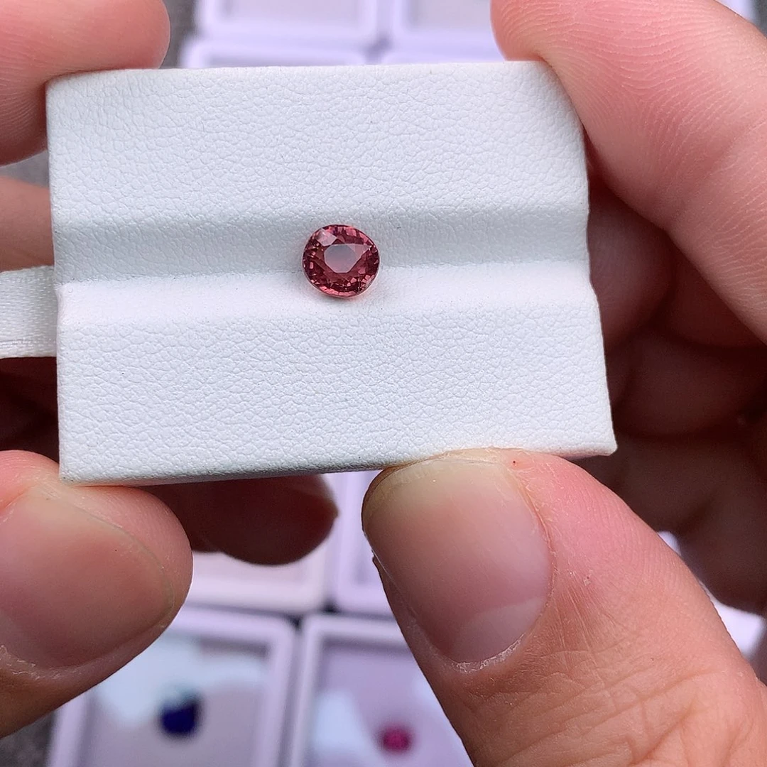 未镶嵌裸石碧玺1.12克拉粉色碧玺