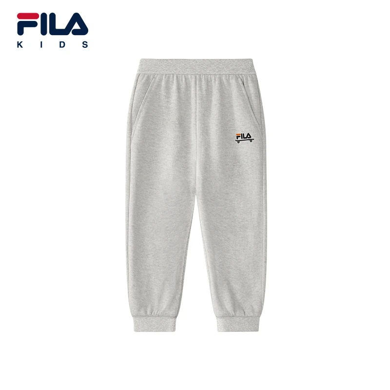 Fila/斐乐斐乐儿童秋冬小童百搭针织长裤男童卫裤K11B541604F