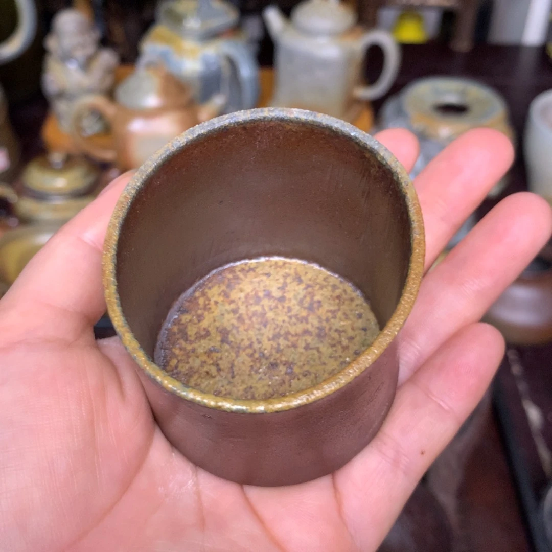 茶壶紫砂纯自然高温无釉裸柴烧