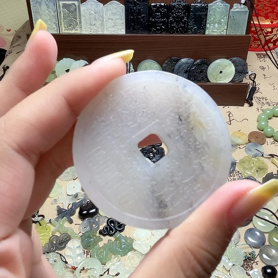 岫玉未镶嵌吊坠(赠链)全品福利不退不换
