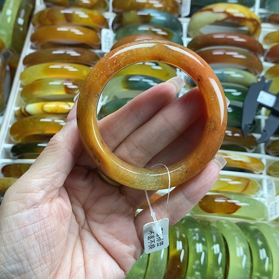 未镶嵌蛇纹石玉手镯53