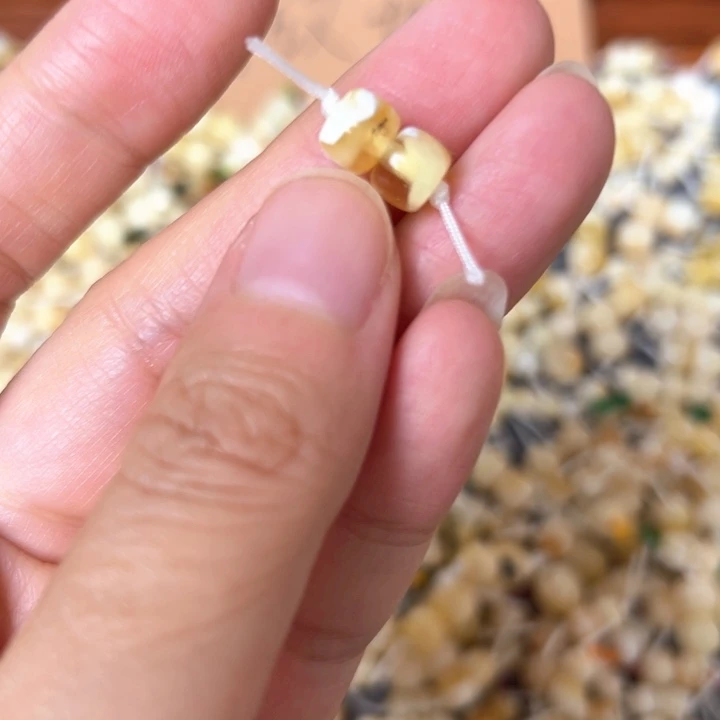 蜜蜡未镶嵌裸石6.6mm一✅