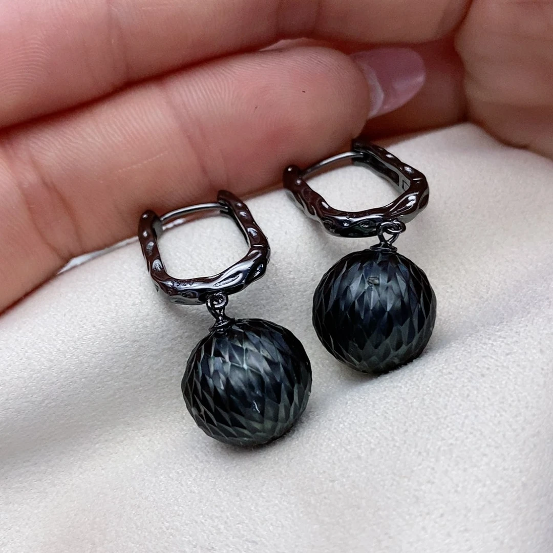 【闪购商品】海水珍珠耳饰银S925镶嵌20