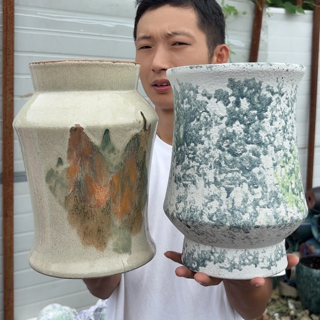 油画两个色口径16高度26