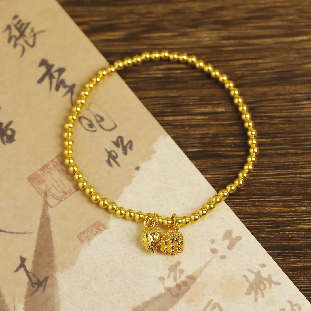 【大明专属】18k 光珠两世欢手链 E894
