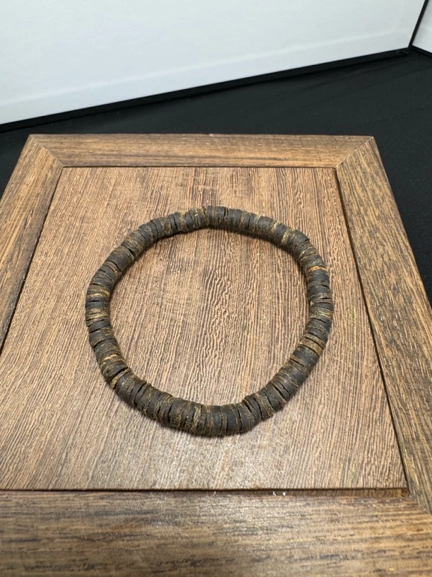 奇楠沉香沉水片珠单圈6MM