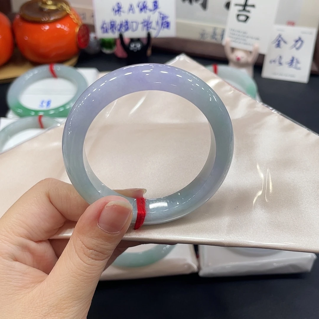 翡翠未镶嵌手镯天然缅甸A货翡翠手镯17