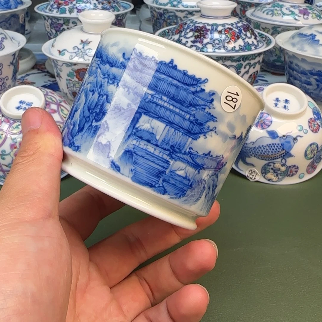 彦祖纯手工手绘茶具187