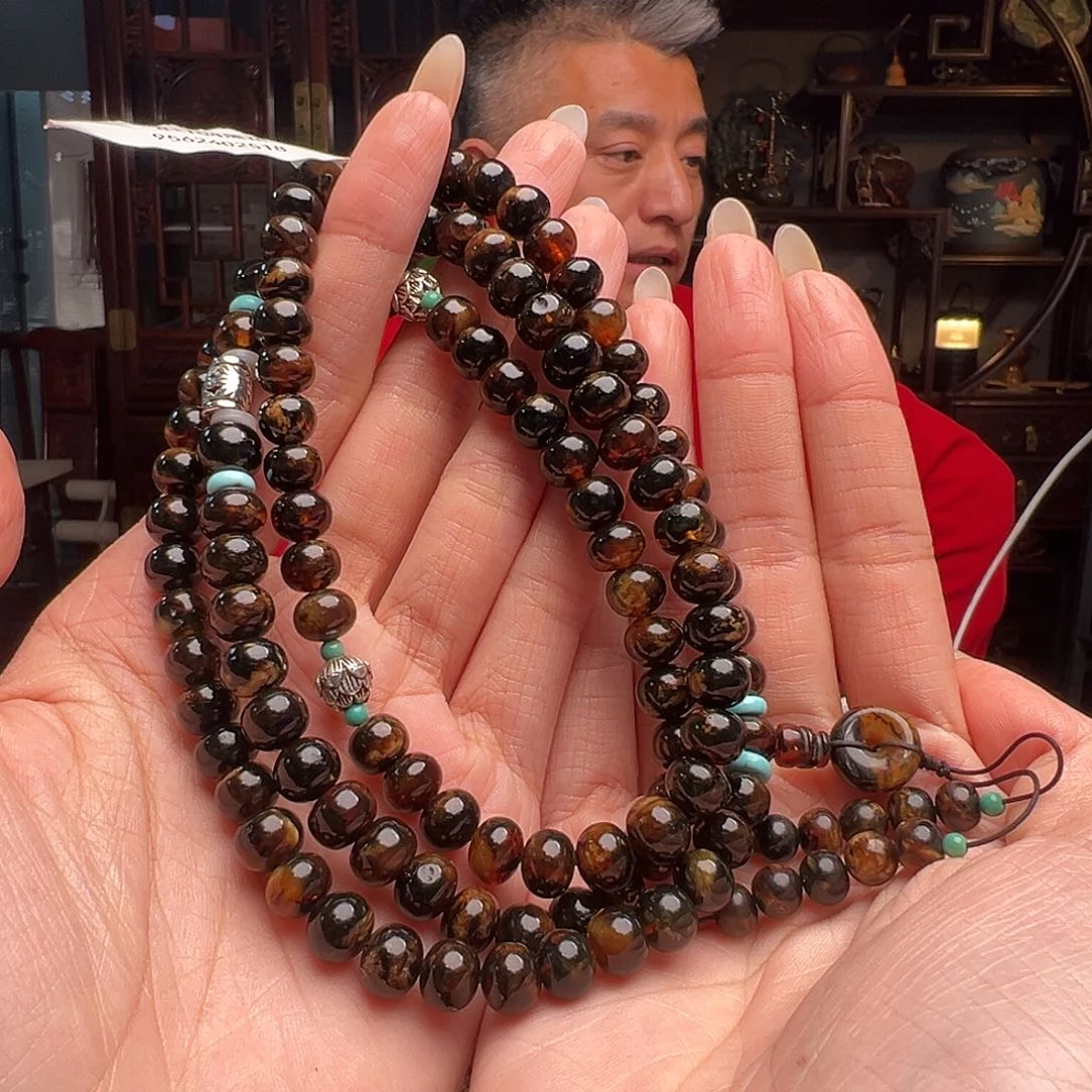 琥珀裸石未镶嵌抚顺琥珀20360。8mm