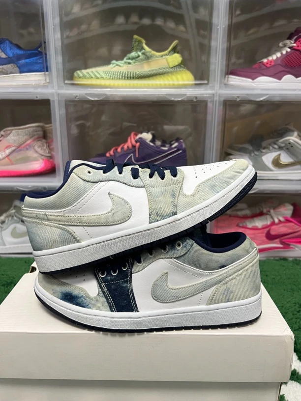 42.5码/aj1牛仔蓝休闲鞋/二手正品95新