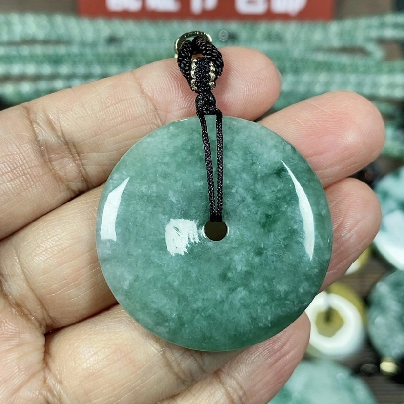 【闪购商品】翡翠颈饰未镶嵌玉吊坠翡翠玉平安扣